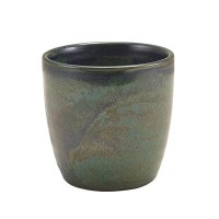 Aqua Green Terra Porcelain Chip Cup